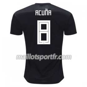 Maillot de Foot Argentine Acuna 8 Exterieur Coupe du monde 2018